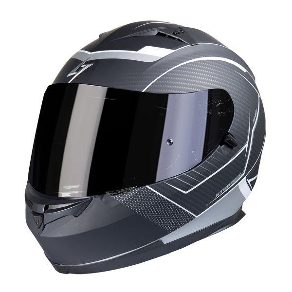 Casco Moto Stormer Zs Miles Black White Metal Matt Al Mejor Precio