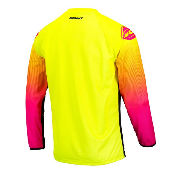 Camiseta Motocross Kenny Track Focus Neon Yellow Jersey Al Mejor Precio