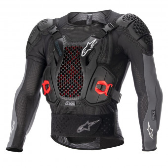 Chaleco motocross Alpinestars Bionic Plus V2 Black Anthracite Red Envío