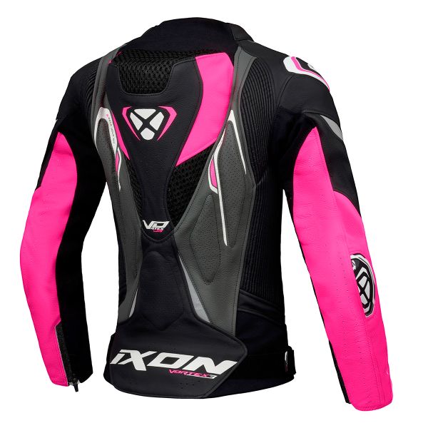 Cazadora moto Ixon Vortex 3 Jacket Lady Black Pinck White Envío