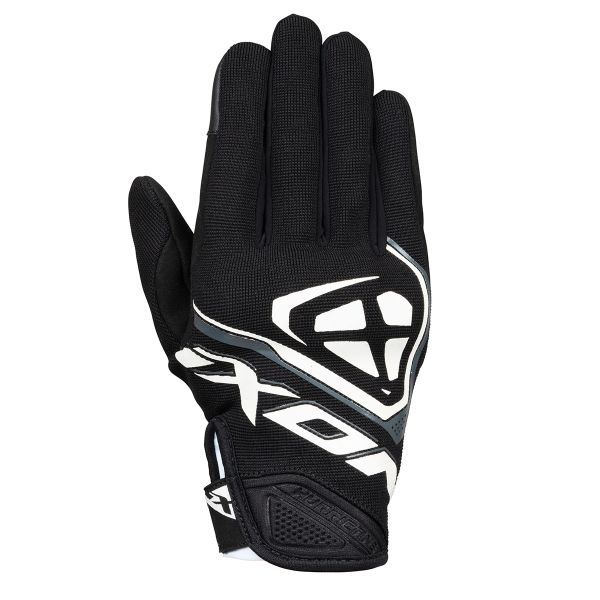 Guantes moto Ixon Hurricane CE Black White Envío Inmediato iCasque es