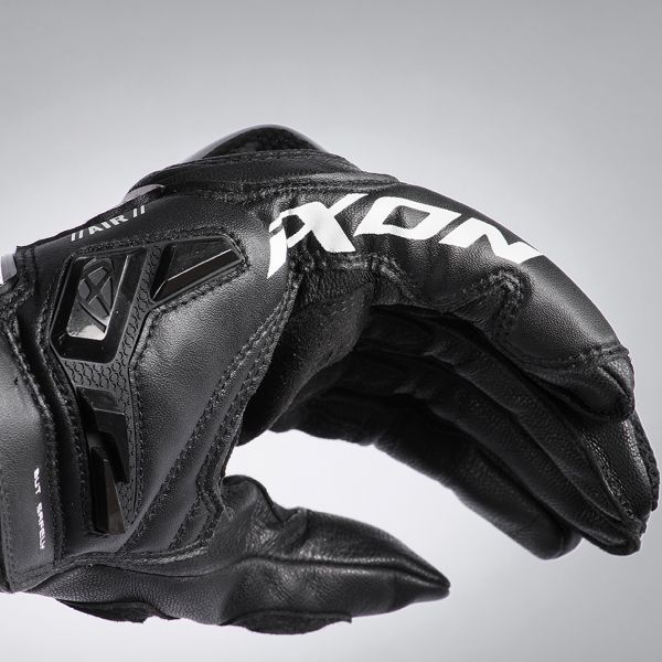 Guantes Moto Ixon Rs Air Black White En Stock Icasque Es