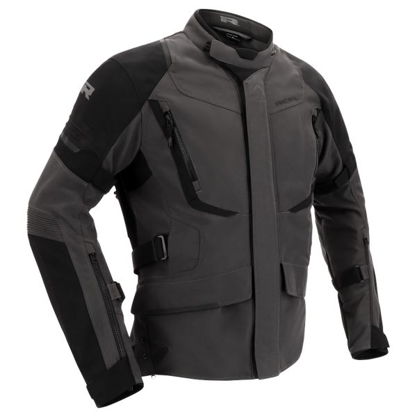 Chaqueta Moto Richa Cyclone 2 Gore Tex Dark Grey Black En Stock