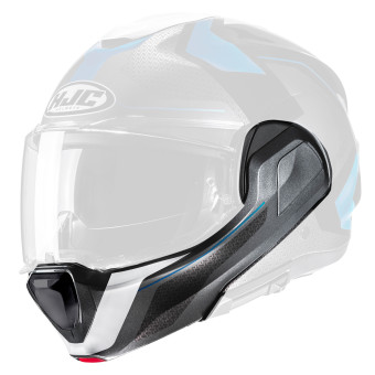 Piezas sueltas casco HJC Barbillera F100 Bios MC2 Piezas sueltas casco HJC Barbillera F100 Bios MC2