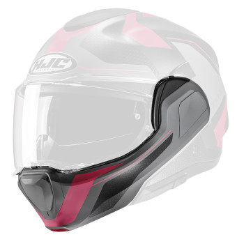 Piezas sueltas casco HJC Barbillera F100 Bios MC8SF Piezas sueltas casco HJC Barbillera F100 Bios MC8SF