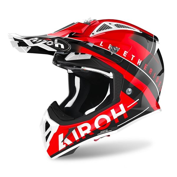 Casco moto Airoh Aviator Ace Amaze Red Envío Inmediato