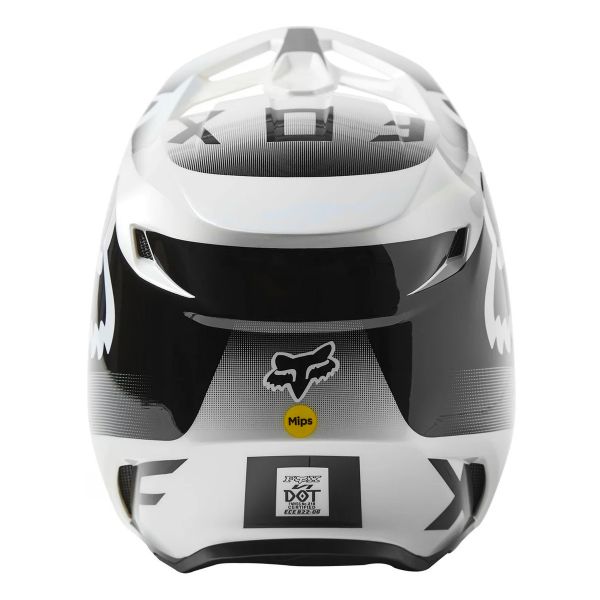 Casco cross enduro Fox V1 Leed Black White - 94793