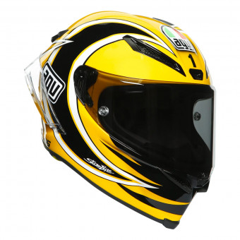 Casco agv online amarillo