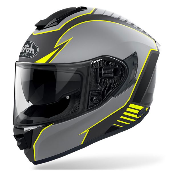 Casco moto Airoh ST 501 Type Yellow Matt Envío Inmediato