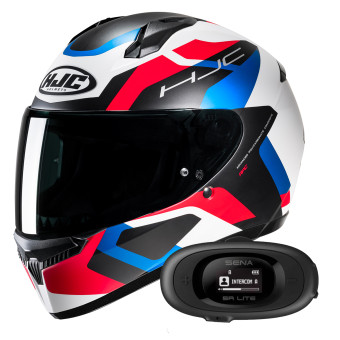 Pack Casco Kit Bluetooth Hjc C Tins Mc Sf Kit Bluetooth R