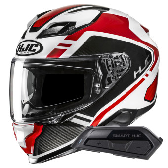 Integral HJC F71 Tozz MC6HSF + Kit Bluetooth Smart 21B Flat Black