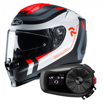 Integral HJC RPHA 70 Carbon Reple MC6HSF + Kit Bluetooth Sena 5S Solo