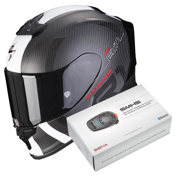 Casco Integral Scorpion EXO-R1 EVO CARBON AIR Mg Negro mate/Azul