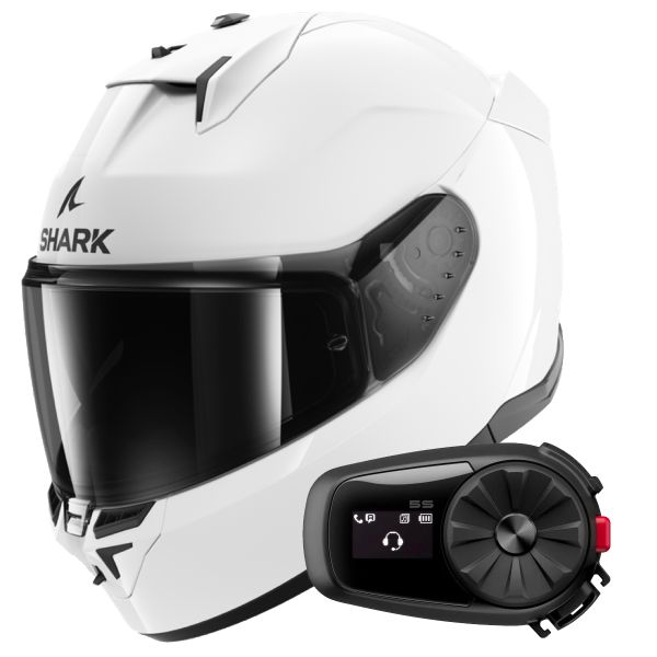 Casco Shark D-Skwal 3 Blank negro mate