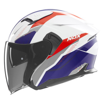 jet NOX N130 Myst White Blue Red