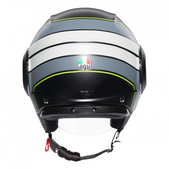AGV Orbyt Brera Negro Mate Gris Amarillo