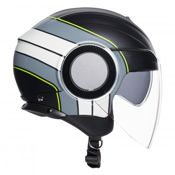 AGV Orbyt Brera Negro Mate Gris Amarillo
