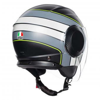 AGV Orbyt Brera Negro Mate Gris Amarillo