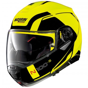 Casco Moto Nolan N100 5 Consistency N Com Led Yellow 26 Al Mejor Precio Icasque Es