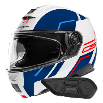 Casco Moto Modular Bluetooth Integrado con Doble Visera ECE Homologado  Radio FM Incorporada,Función Intercomunicador,Dispositivo de Conexión  Bluetooth - 2024