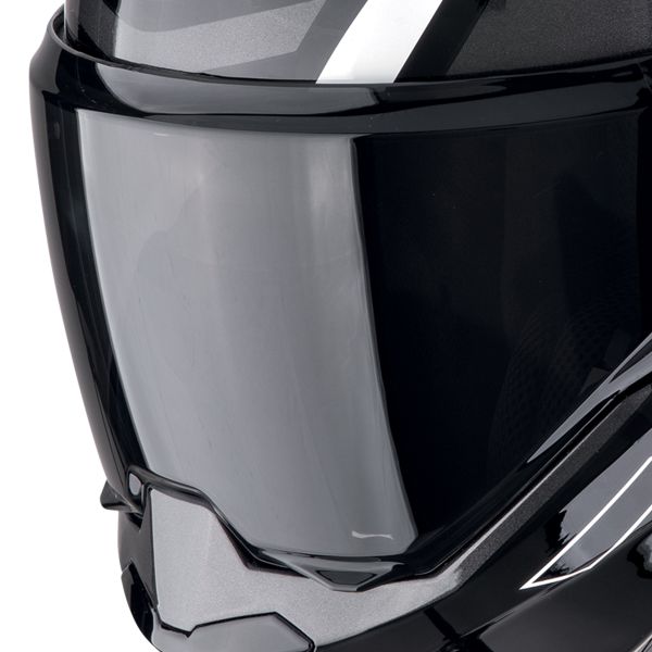 Casco Moto Scorpion Exo Tech Evo Conquer Negro Blanco Al Mejor Precio Icasque Es