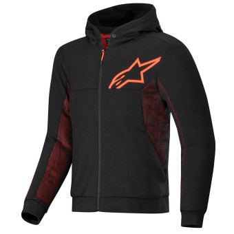 Cazadora moto Alpinestars Cromo Air Sport Negro Rojo Fluo