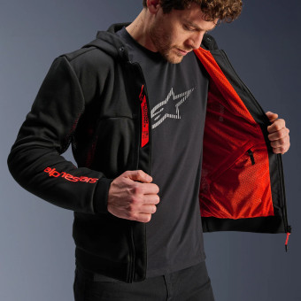 Alpinestars Cromo Air Sport Negro Rojo Fluo