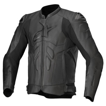 Cazadora moto Alpinestars Cuero negro crepsculo