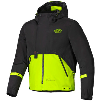 Cazadora moto Alpinestars Mootant WP Parka Lime Punch Black