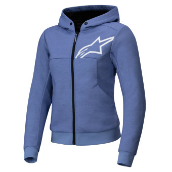 Cazadora moto Alpinestars Stella Chrome V2 Sport Sport Azul Morado Blanco