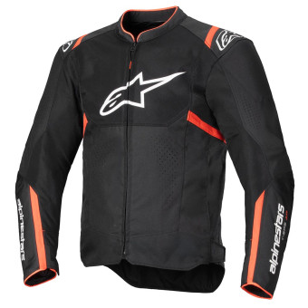 Cazadora moto Alpinestars T-SPS Air V2 Negro Rojo Fluo