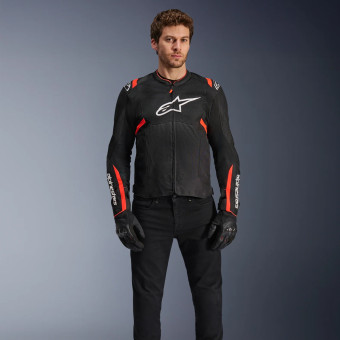 Alpinestars T-SPS Air V2 Negro Rojo Fluo