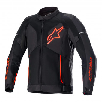 Espaldera Alpinestars Nucleon Kr-3 Smoke Negro Rojo