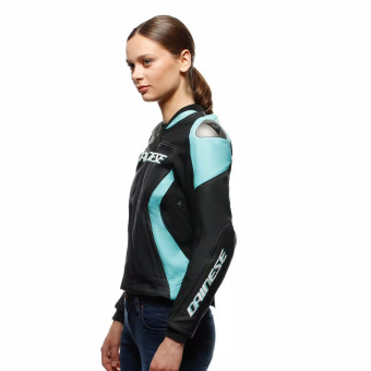 Dainese Racing 5 Cuero Mujer Negro Agua