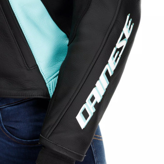 Dainese Racing 5 Cuero Mujer Negro Agua