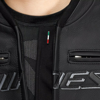 Dainese Racing 5 Cuero Mujer Negro