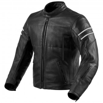 Chaqueta cuero moto Revit Restless marron