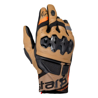 Guantes moto Alpinestars Belize V3 Drystar Black GOBI Brown Sand