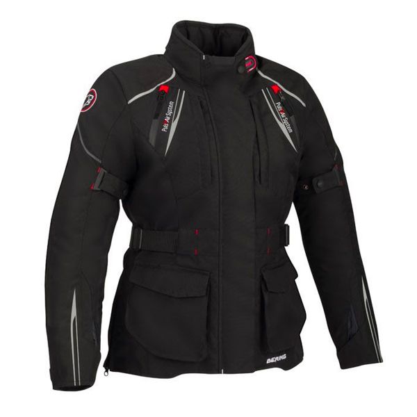 Chubasquero de Moto para Mujer BERING (M - Negro)