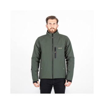 Chaquetas moto Knox Dual Pro 3 en 1 Soft Shell Thermolite Plus Hombre Verde Oliva